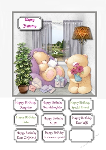 Forever Friends Bear Birthday