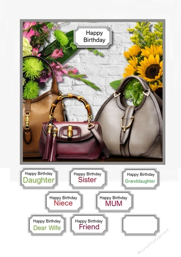 Flowers and Handbags
