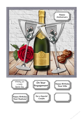 Anniversary or engagement mice