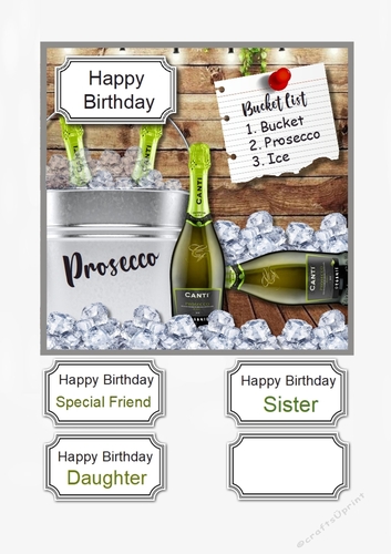 Prosecco Bucket List Birthday