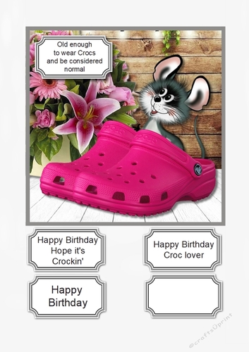 Old enough to wear Crocs