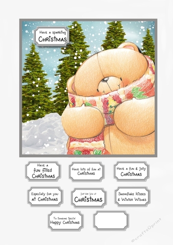 Forever friends Christmas peek a boo