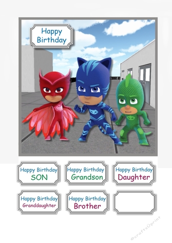 PJ  Masks Birthday