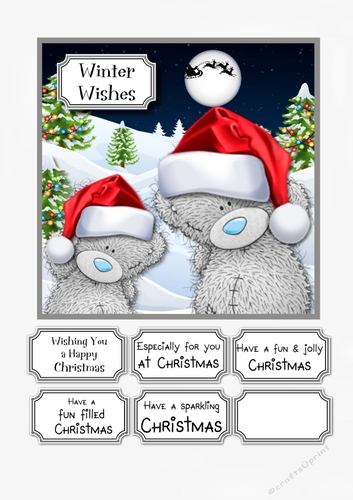 Tatty teddy twas the night before Christmas