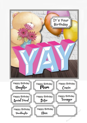 YAY its your birthday