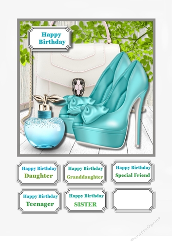 Shoes, bag and perfume