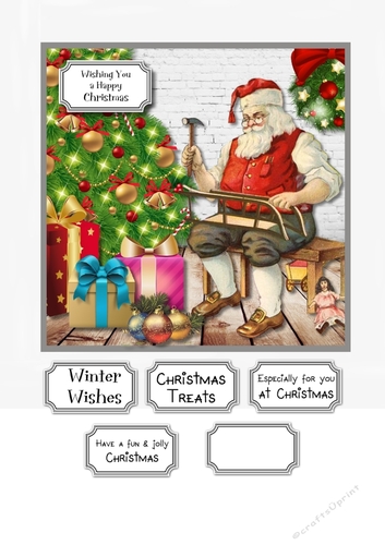 Vintage Christmas Santas Workshop