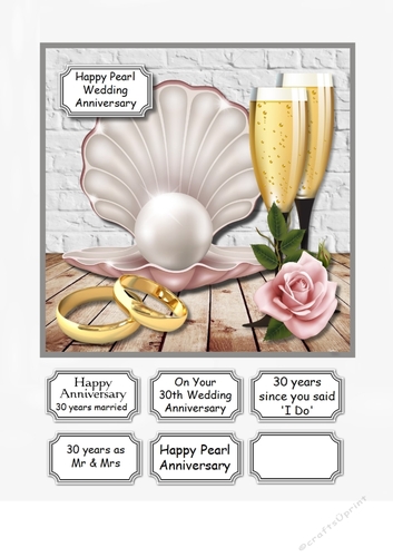 Pearl Wedding Anniversary 30 years