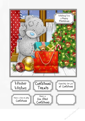 Tatty teddy Christmas morning