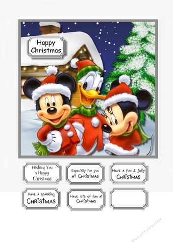 Mickey and friends Christmas