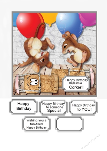 Happy Birthday, hope its a CORKER!