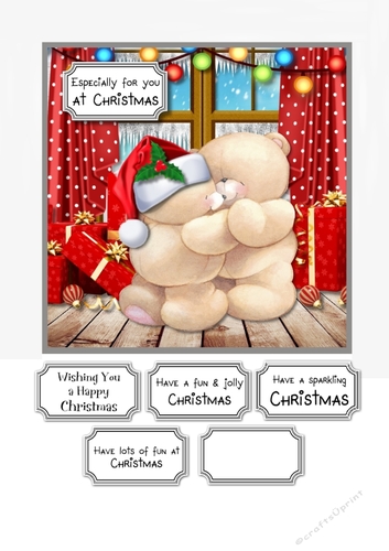 Forever Friends Christmas loving embrace
