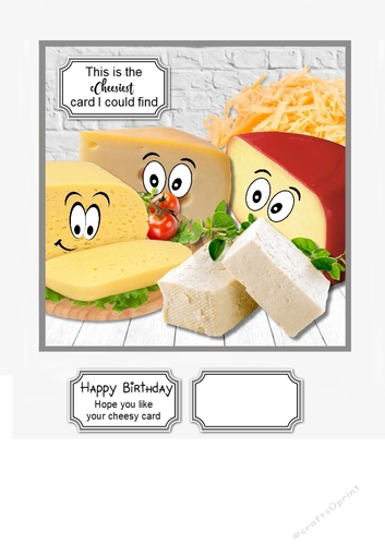 This is the cheesiest card I could find