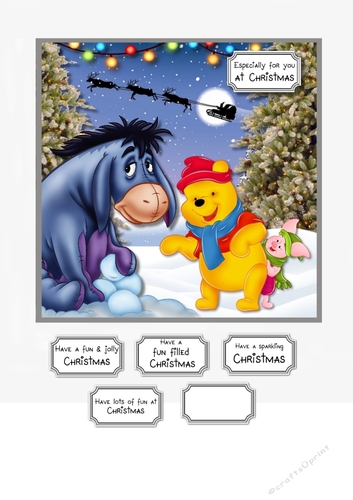 Christmas Fun with Eyeore, Pooh and Piglet