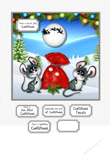 Christmas Eve Cute Mice