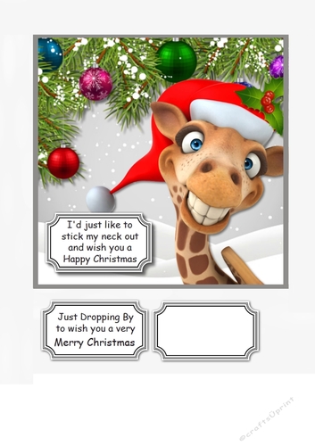 Sticking my neck out to wish you a Happy Christmas