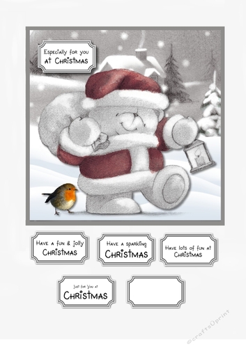 Forever Friends Vintage Santa