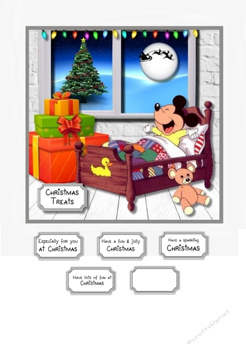 Baby Mickey Christmas Eve