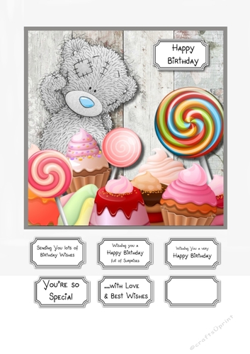 Tatty teddy hope your Birthday is as sweet as you