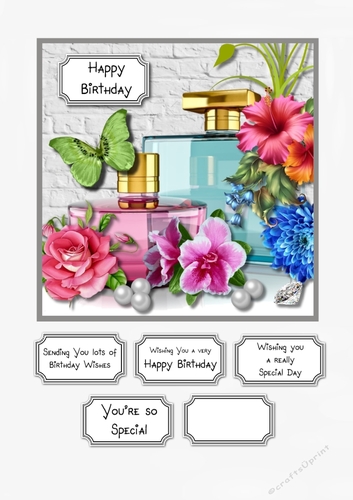Perfume, petals and pearls