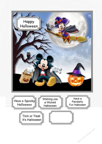 Mickey and Minnie Halloween