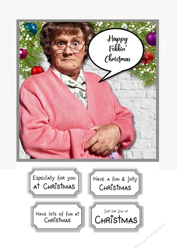 Mrs Brown Happy Fekkin Christmas