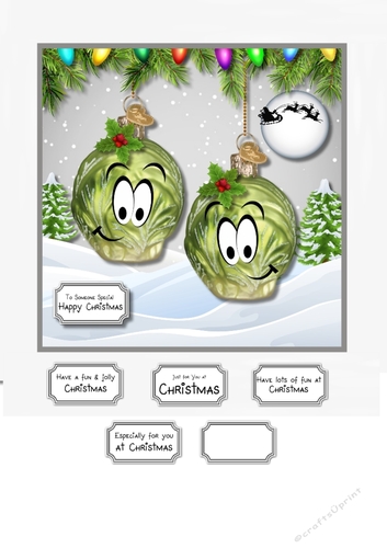 Brussel sprout baubles