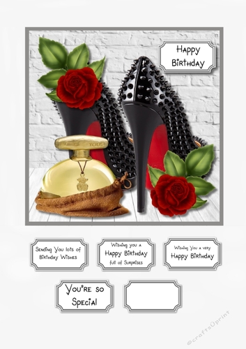 Shoes and roses