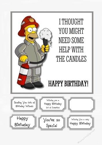 Homer thought you might need some help with the candles