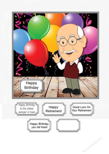 The oldest swinger in town Birthday or Retirement