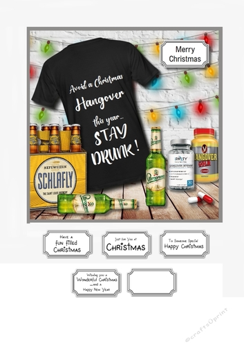 Avoid a Christmas hangover this year....stay drunk!