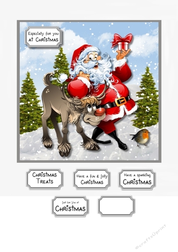 Santa and Rudolph