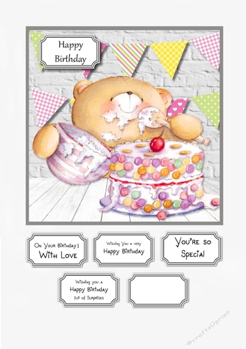 Forever Friends Birthday Cake
