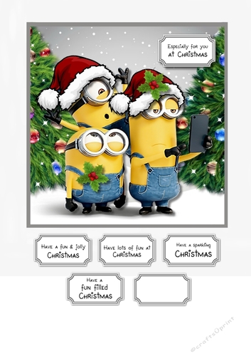 Minions Christmas Selfie