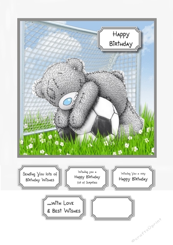 Tatty Teddy Football 