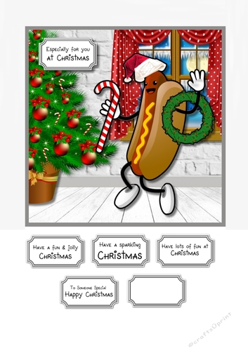 Happy Hotdog Christmas