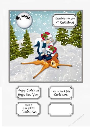 Bambi and friends Christmas