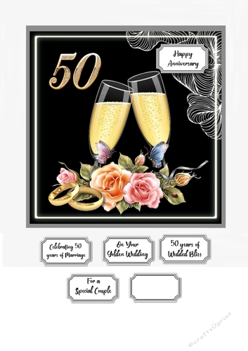 Golden Wedding Anniversary 50 years