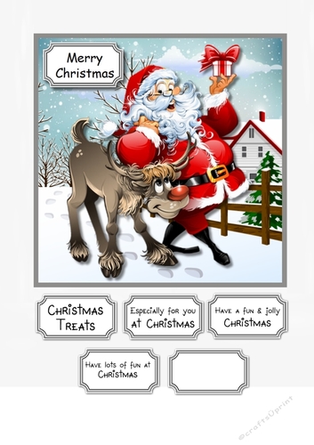 Santa and Rudolph