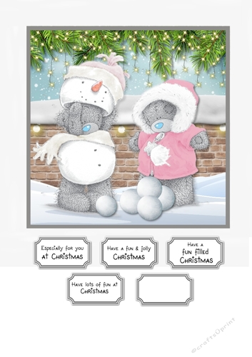 Tatty teddy Christmas fun