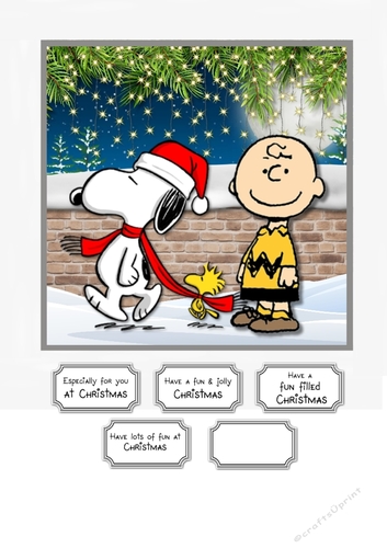Charlie, Snoopy and Woodstock Christmas
