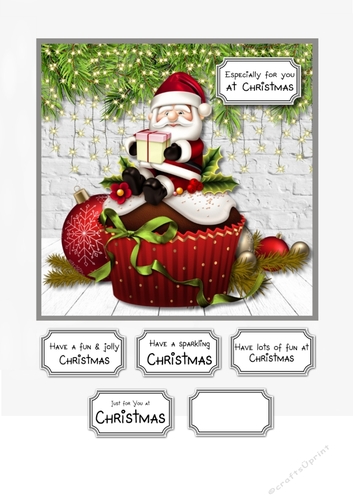 Christmas cupcake