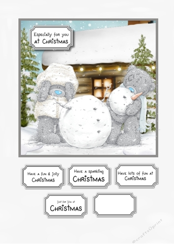 Tatty teddy do you want to build a snowman
