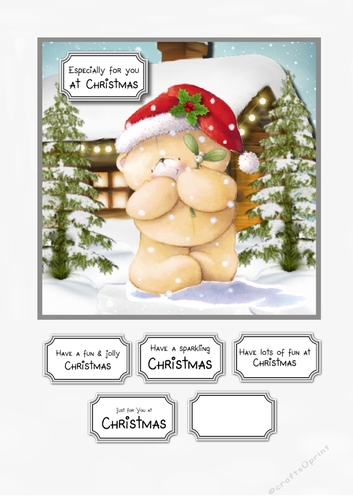 Forever Friends Christmas Bear