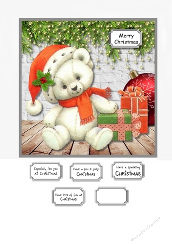 Cute Christmas Teddy