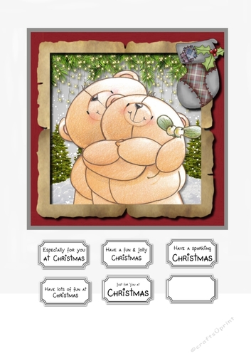 Forever Friends Frame Christmas