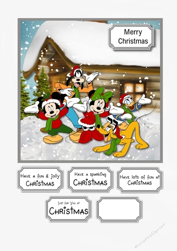 Mickey and friends Christmas