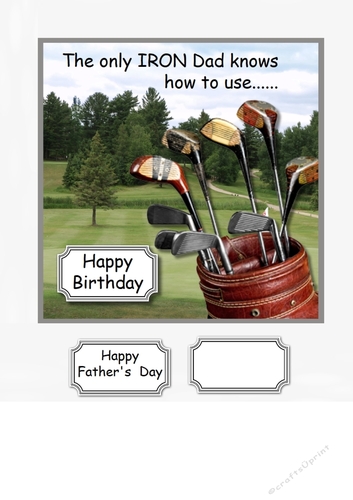 The only IRON Dad knows how to use...