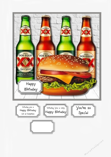 Burger and Beer Birthday