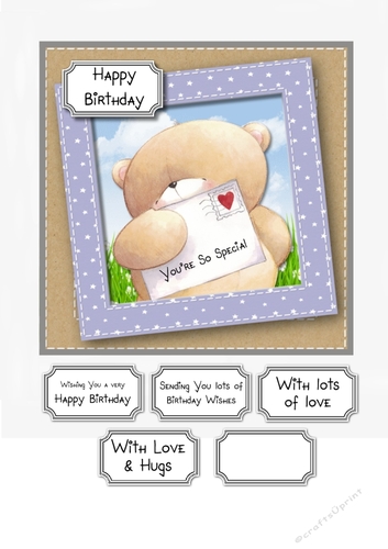 Forever Friends Birthday Frame